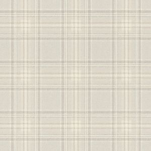 African Queen III  537444 Papel de parede xadrez bege