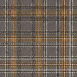 African Queen III  537451 Papel de parede xadrez cinza e mostarda