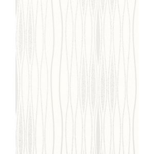 Gina  6706-10  Papel de Parede curvas brancas 