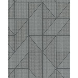 Gina  6708-30  Papel de Parede triangulos cinza prata 