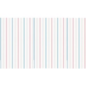 Belinda 6738-20 Papel de parede listras branca rosa azul 