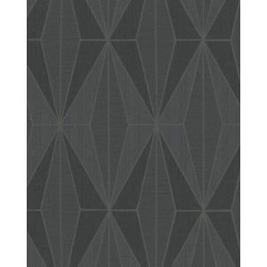 Giulia  6781-20 Papel de parede  losangos  preto com contorno prata