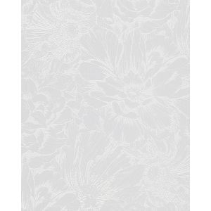 Giulia  6782-20 Papel de parede flores grandes com baixo relevo palha