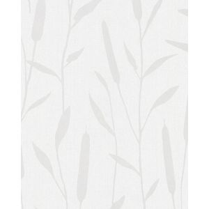 Giulia  6787-30 Papel de parede  plantas em branco baixo relevo 