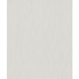 Kylie 6833-30   Papel de parede curvas brancas baixo relevo  branco