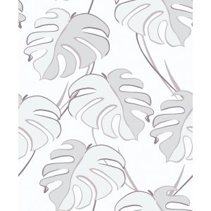 Kylie  81604 Papel de parede costela de adão cinza e cinza claro