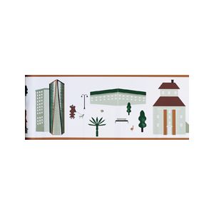 Play 97409 Faixa Cidade ludica  marrom e verde 