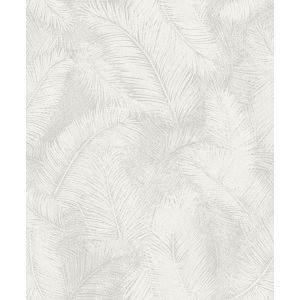 Icon A70201 Papel de parede  folhas e flores branco