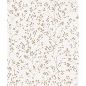 Icon A71401 Papel de parede  folhas e flores marrom