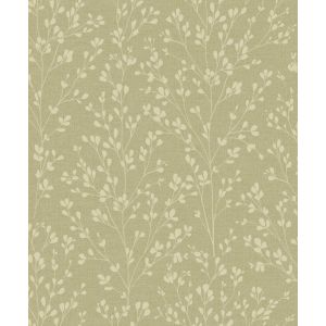Icon A71403 Papel de parede  folhas e flores verde