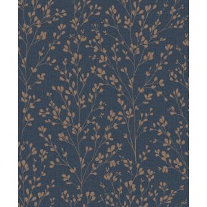 Icon A71404 Papel de parede  folhas e flores azul