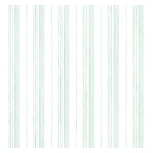 Papel de parede  Abby Rose 3  listras branca e verde   cod  : AB42407