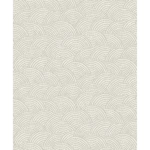 Belize  BZ3313 Papel de parede geométrico cinza