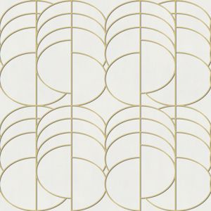 Sphere SE21053 papel de parede figuras geometricas  oval dourada 