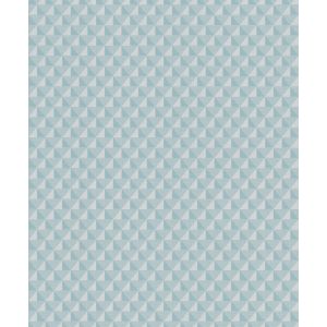 Elune EN3103 Papel de  Parede  triangulos pequenos azul tiffany 