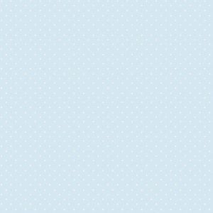 Just for Kids 2  G56050 Papel de  Parede poa branco com fundo azul