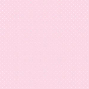 Just for Kids 2  G56511 Papel de Parede poa branco com fundo  rosa 