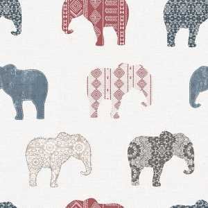 Just for Kids 2  G56526 Papel de Parede elefantes coloridos 