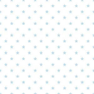 Just for Kids 2  G56550 Papel de Parede  estrelas azul  com fundo branco 