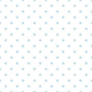 Just for Kids 2  G56550 Papel de Parede  estrelas azul  com fundo branco 