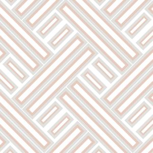 Geometrix  GX37600 Papel de  Parede  retangulos  cinza branco e ouro velho 