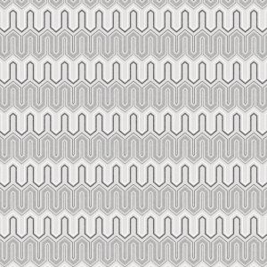 Geometrix  GX37609 Papel de  Parede figuras geometricas  cinza branco e preto  