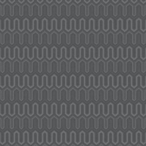 Geometrix  GX37614 Papel de  Parede  figuras geometricas preto e prata 