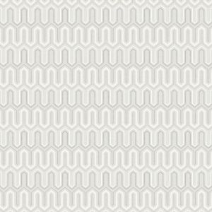 Geometrix  GX37616 Papel de  Parede figuras geometricas tons de cinza e branco 