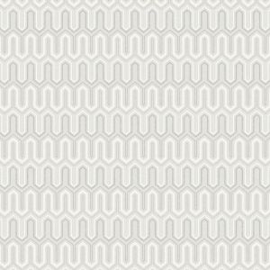 Geometrix  GX37616 Papel de  Parede figuras geometricas tons de cinza e branco 