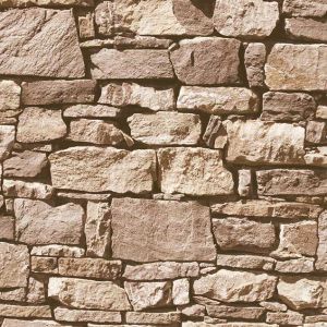 Rolling Stones   J457-08 Papel de Parede pedras irregulares bege 