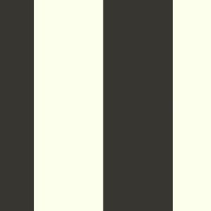 Waverly Stripes SV2613 Papel de  Parede  listras  muito grossas branco e preto 