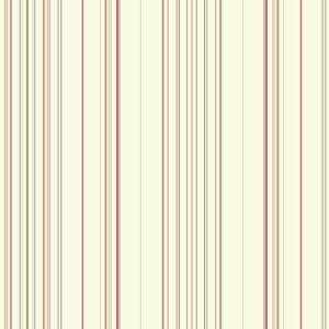 Waverly Stripes SV2620 Papel de  Parede  listras  finas bege preto vermelho 