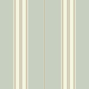 Waverly Stripes SV2652 Papel de  Parede  listras grossas e finas azul tiffany e tons de bege  branco cinza 