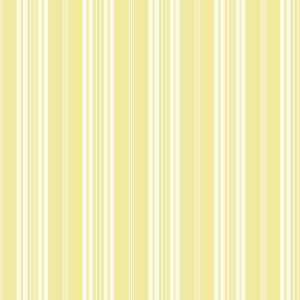 Waverly Stripes SV2661 Papel de  Parede  listras grossas e finas amarelo e branco 