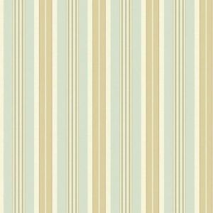 Waverly Stripes SV2671 Papel de  Parede  listras grossas verde  agua bege branco 