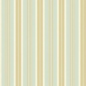 Waverly Stripes SV2671 Papel de  Parede  listras grossas verde  agua bege branco 