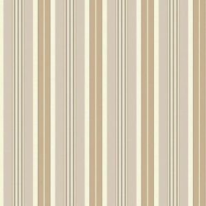 Waverly Stripes SV2674 Papel de  Parede  listras grossas tons de bege com cinza 