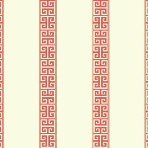 Waverly Stripes SV2680 Papel de  Parede  listras decoradas branca e laranja 