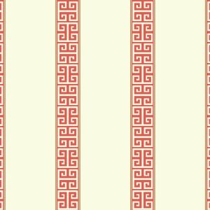 Waverly Stripes SV2680 Papel de  Parede  listras decoradas branca e laranja 