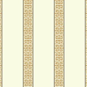 Waverly Stripes SV2683 Papel de  Parede  listras decoradas branco dourado e azul