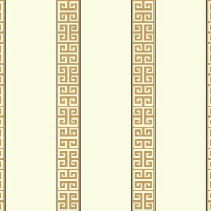 Waverly Stripes SV2683 Papel de  Parede  listras decoradas branco dourado e azul