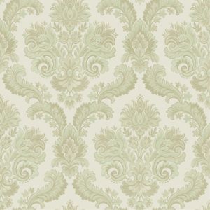 Thema   28825 Papel de parede  medalhão verde