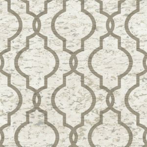Shimmer  UK20930 Papel de Parede figuras geometricas contorno marrom com fundo marmore bege claro  
