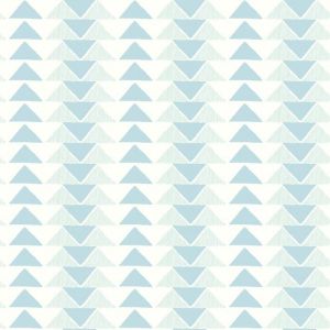 Dream Big   WI0170 Papel de  Parede triangulos azul e verde 