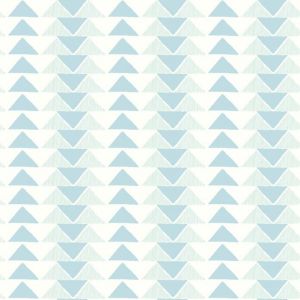 Dream Big   WI0170 Papel de  Parede triangulos azul e verde 