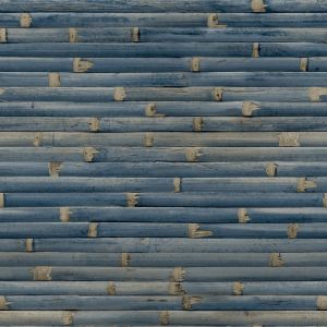 Wanderlust Papel de parede  WL1102 bambu rustico  azul 